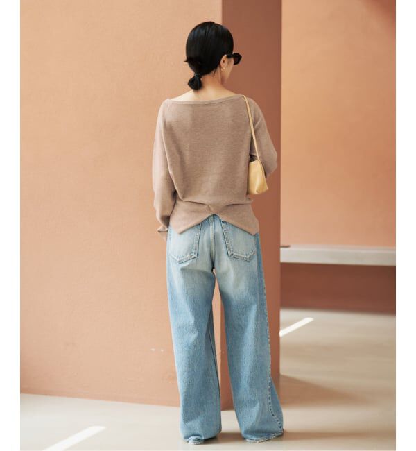 Plage「《追加予約》Off shoulder slit ニット 4」|ニット・セーター|