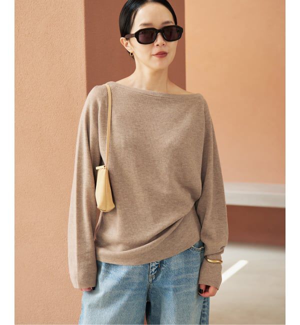 Plage「《追加予約》Off shoulder slit ニット 4」|ニット・セーター|