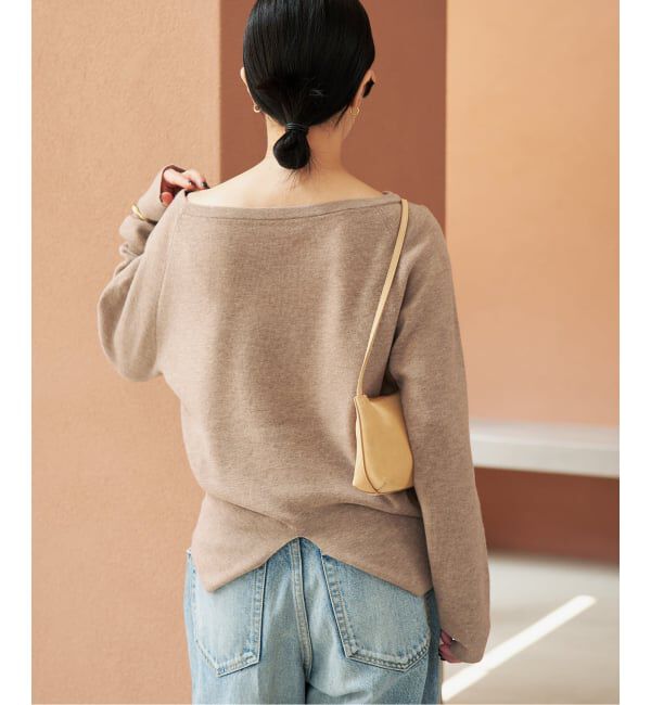 Plage「《追加予約》Off shoulder slit ニット 4」|ニット・セーター|