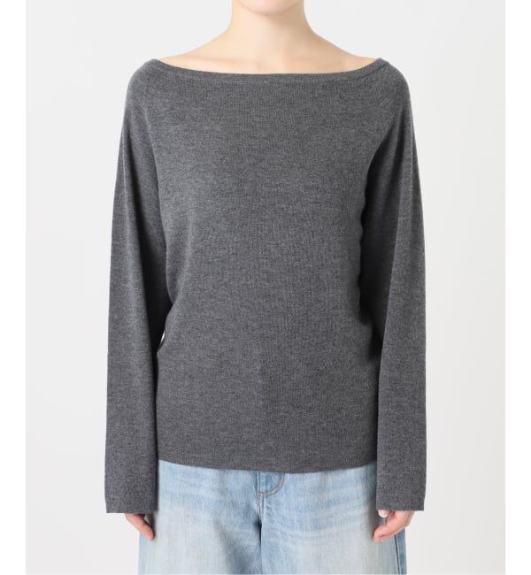 Plage「《追加予約》Off shoulder slit ニット 4」|ニット・セーター|