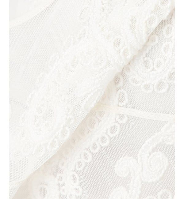 IENA LA BOUCLE「IENA LA BOUCLE メッシュエブロイダリービスチェ」|キャミソール|