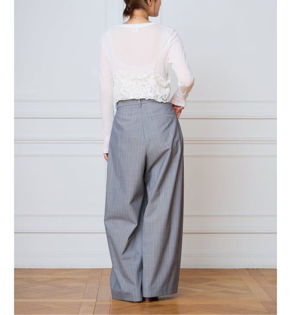 IENA LA BOUCLE「IENA LA BOUCLE メッシュエブロイダリービスチェ」|キャミソール|