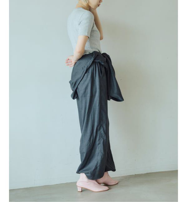 IENA LA BOUCLE「IENA LA BOUCLE アイレットメッシュクルーネックTシャツ」|Tシャツ・カットソー|