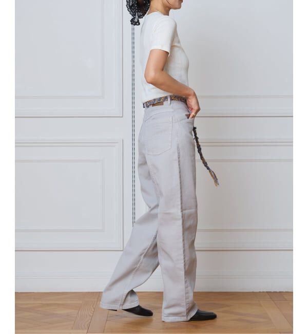IENA LA BOUCLE「IENA LA BOUCLE アイレットメッシュクルーネックTシャツ」|Tシャツ・カットソー|