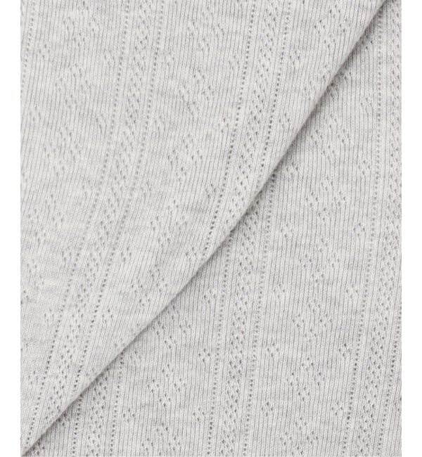 IENA LA BOUCLE「IENA LA BOUCLE アイレットメッシュクルーネックTシャツ」|Tシャツ・カットソー|