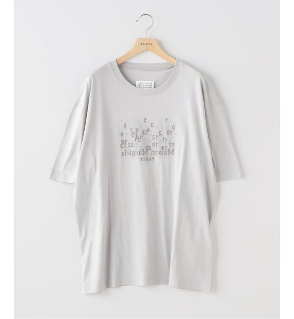 EDIFICE「MAISON MARGIELA(メゾン マルジェラ) Chaos logo T-shirt」|Tシャツ・カットソー|グレーA