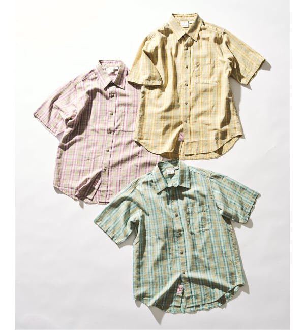 417 EDIFICE「Gramicci / グラミチ S/S CHECKERED OMBRE SHIRT」|シャツ・ブラウス|