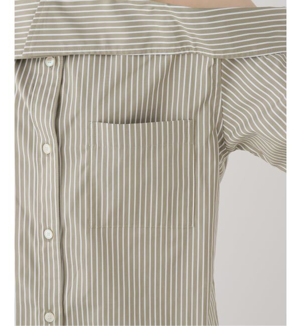 journal standard L'essage「【FUMIE TANAKA/フミエタナカ】round stripe SH シャツ」|シャツ・ブラウス|