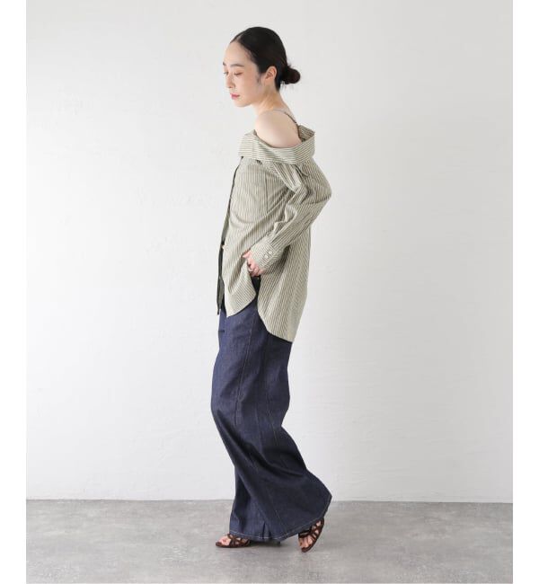 journal standard L'essage「【FUMIE TANAKA/フミエタナカ】round stripe SH シャツ」|シャツ・ブラウス|