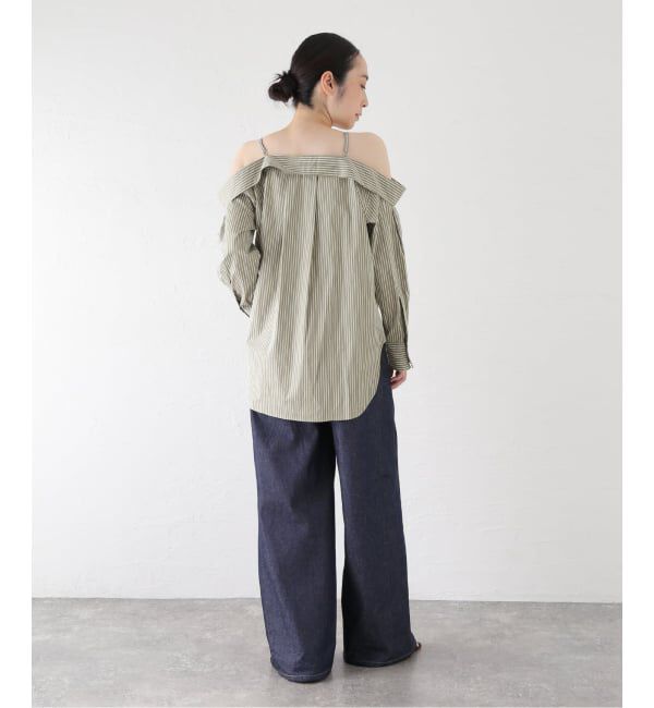 journal standard L'essage「【FUMIE TANAKA/フミエタナカ】round stripe SH シャツ」|シャツ・ブラウス|