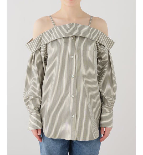 journal standard L'essage「【FUMIE TANAKA/フミエタナカ】round stripe SH シャツ」|シャツ・ブラウス|