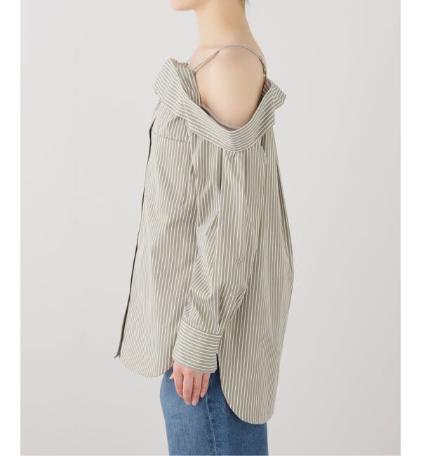 journal standard L'essage「【FUMIE TANAKA/フミエタナカ】round stripe SH シャツ」|シャツ・ブラウス|