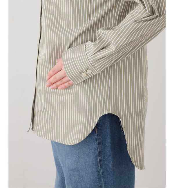 journal standard L'essage「【FUMIE TANAKA/フミエタナカ】round stripe SH シャツ」|シャツ・ブラウス|