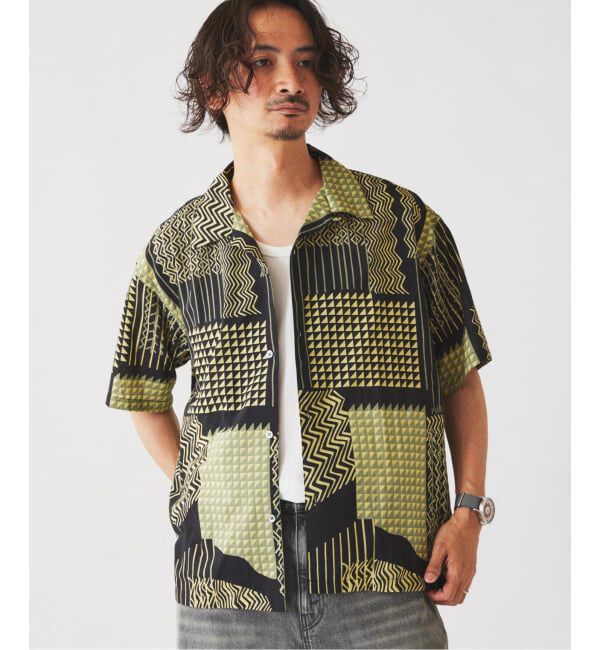 JOURNAL STANDARD relume「インディアパターン 総柄 オープンカラー 半袖シャツ」|シャツ・ブラウス|
