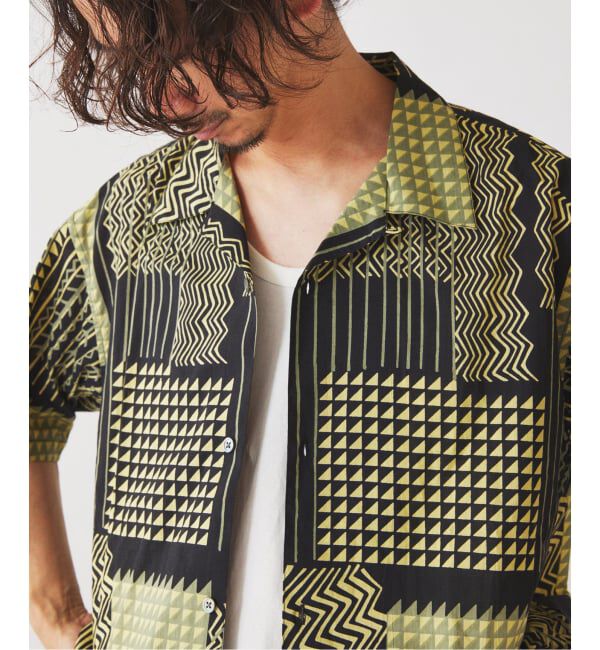 JOURNAL STANDARD relume「インディアパターン 総柄 オープンカラー 半袖シャツ」|シャツ・ブラウス|