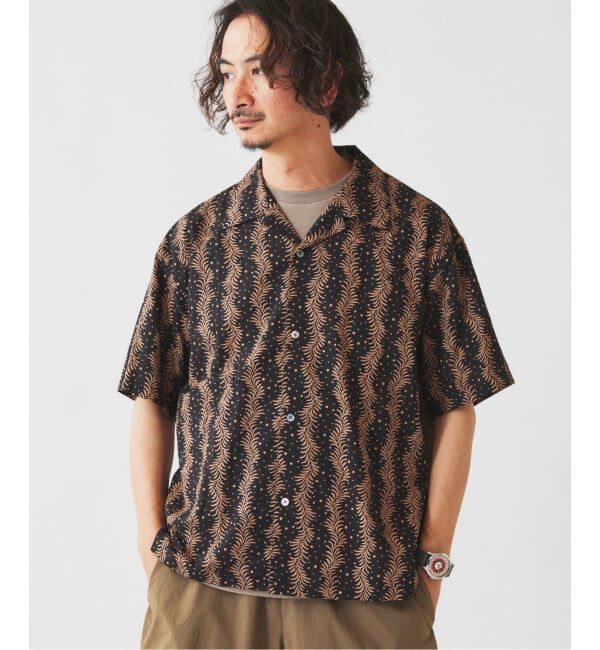 JOURNAL STANDARD relume「インディアパターン 総柄 オープンカラー 半袖シャツ」|シャツ・ブラウス|