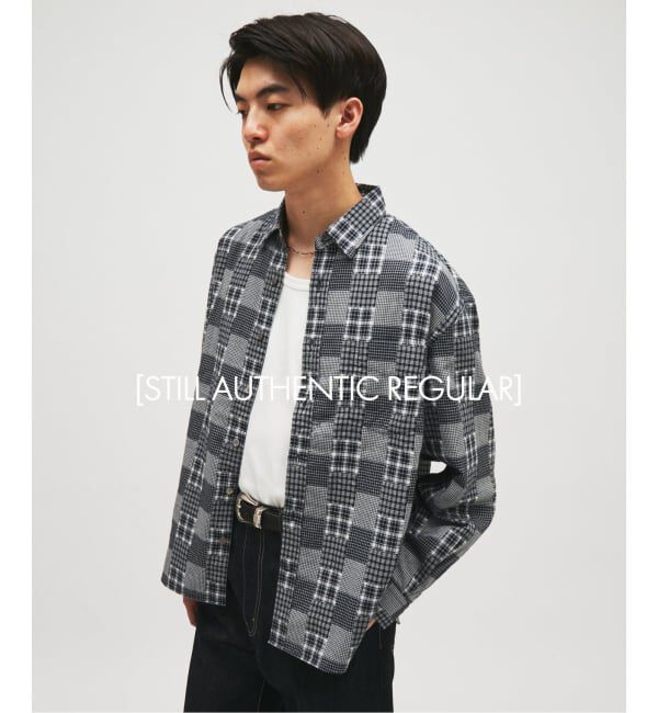 JOURNAL STANDARD「《予約》STILL AUTHENTIC / スティル オーセンティック レギュラーカラーシャツ」|シャツ・ブラウス|ブラック