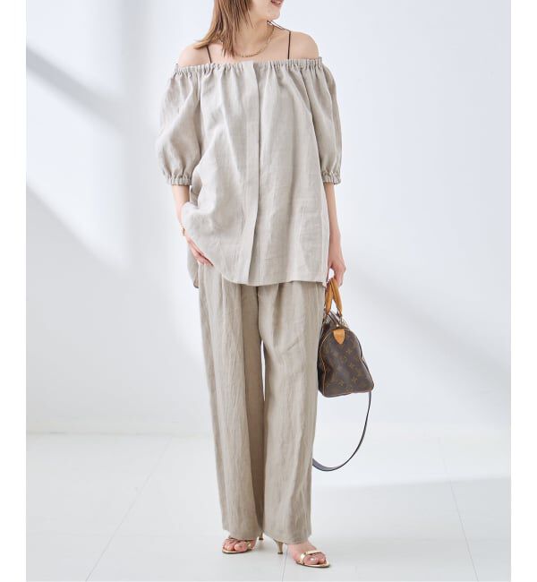 journal standard L'essage「フレンチリネンイージーパンツ」|その他|