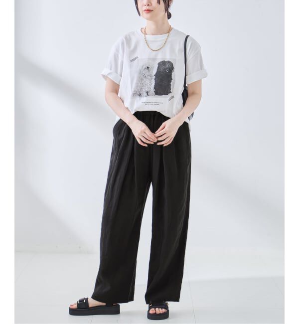 journal standard L'essage「フレンチリネンイージーパンツ」|その他|
