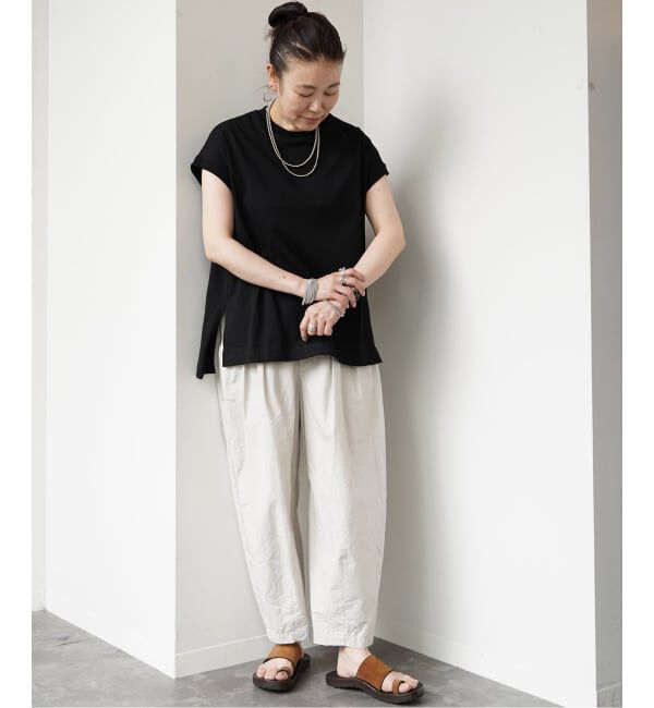 journal standard luxe「スワイジャージ キャップスリーブプルオーバー」|Tシャツ・カットソー|
