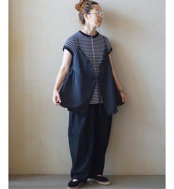journal standard luxe「スワイジャージ キャップスリーブプルオーバー」|Tシャツ・カットソー|