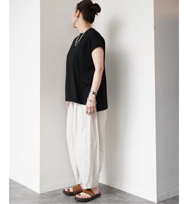 journal standard luxe「スワイジャージ キャップスリーブプルオーバー」|Tシャツ・カットソー|