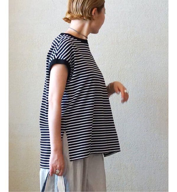 journal standard luxe「スワイジャージ キャップスリーブプルオーバー」|Tシャツ・カットソー|ブラック A