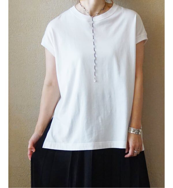 journal standard luxe「スワイジャージ キャップスリーブプルオーバー」|Tシャツ・カットソー|ホワイト