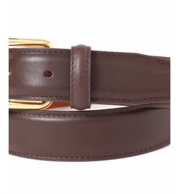 journal standard L'essage「《追加8》MAISON BOINET 30 mm belt in nappa leather lined cru ベルト」|ベルト|