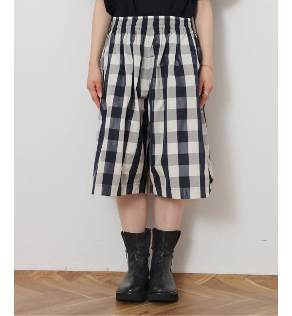 journal standard luxe「タフタチェックギャザーハーフパンツ」|その他|