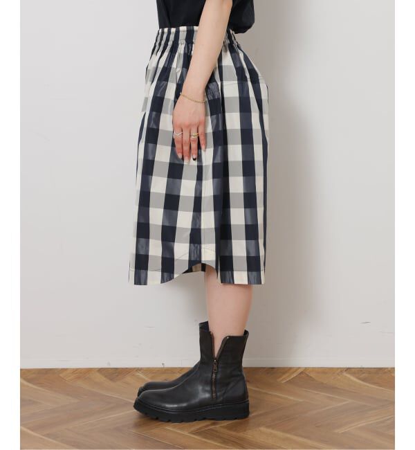 journal standard luxe「タフタチェックギャザーハーフパンツ」|その他|