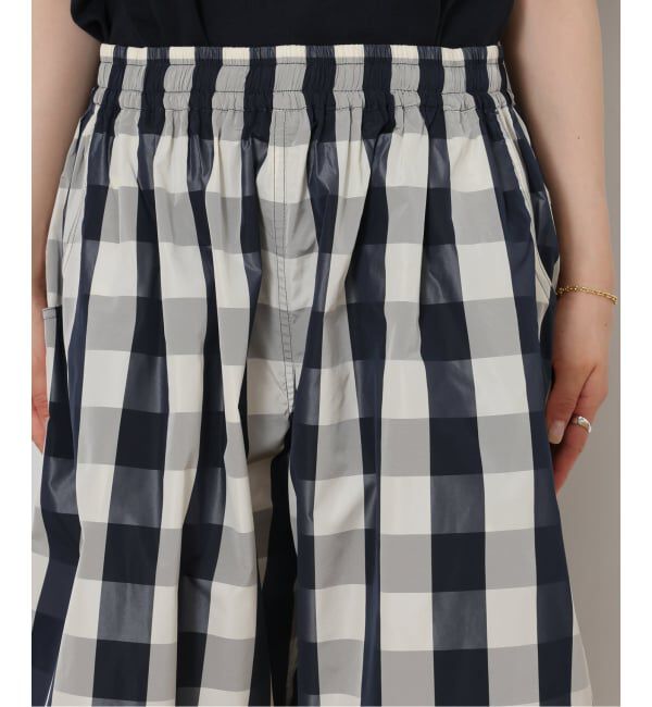 journal standard luxe「タフタチェックギャザーハーフパンツ」|その他|