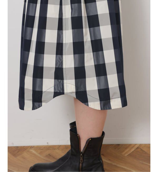 journal standard luxe「タフタチェックギャザーハーフパンツ」|その他|