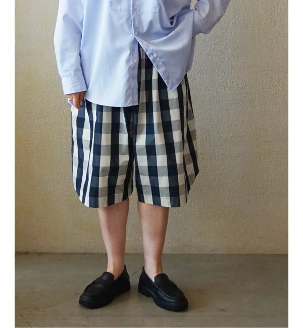 journal standard luxe「タフタチェックギャザーハーフパンツ」|その他|