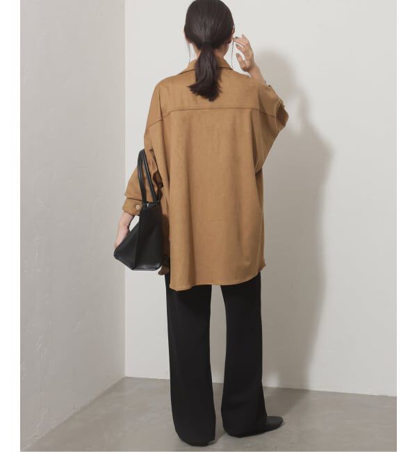 JOURNAL STANDARD relume「《予約》【LANCER/ランサー】フェイクスエードビッグシャツ」|シャツ・ブラウス|