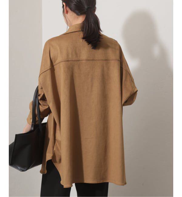 JOURNAL STANDARD relume「《予約》【LANCER/ランサー】フェイクスエードビッグシャツ」|シャツ・ブラウス|