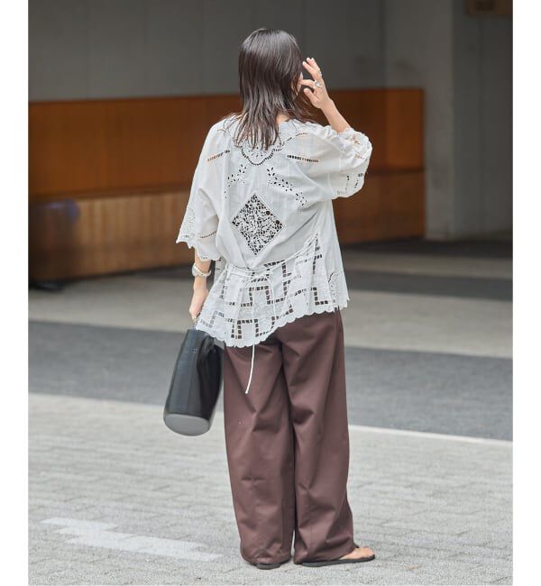 JOURNAL STANDARD「INDIA カットワークレース ブラウス」|シャツ・ブラウス|