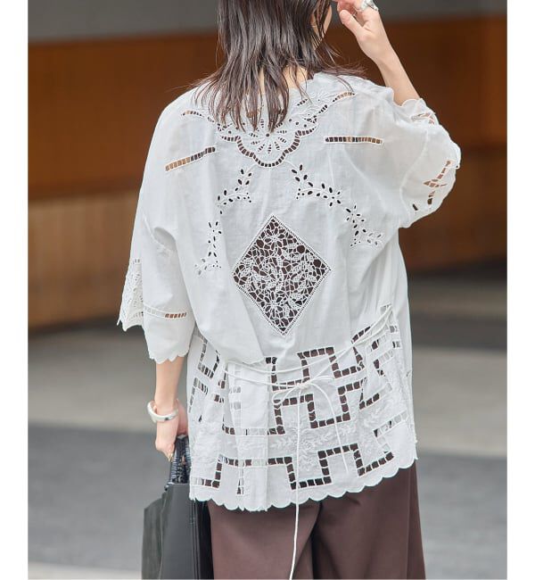 JOURNAL STANDARD「INDIA カットワークレース ブラウス」|シャツ・ブラウス|