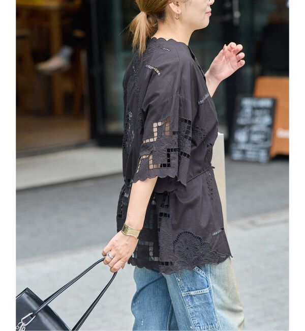 JOURNAL STANDARD「INDIA カットワークレース ブラウス」|シャツ・ブラウス|