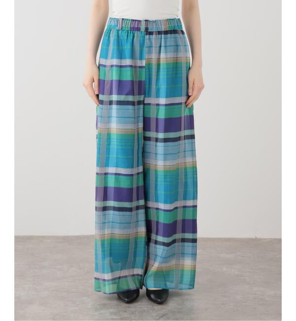 JOURNAL STANDARD「コットンシルクチェック パンツ」|その他|