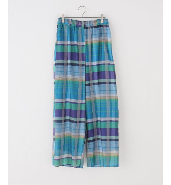 JOURNAL STANDARD「コットンシルクチェック パンツ」|その他|
