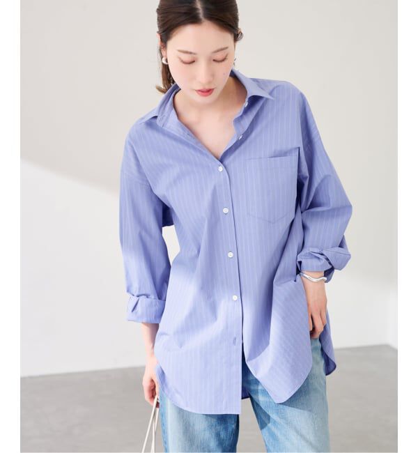 FRAMeWORK「ルーズスリーブロングシャツ」|シャツ・ブラウス|