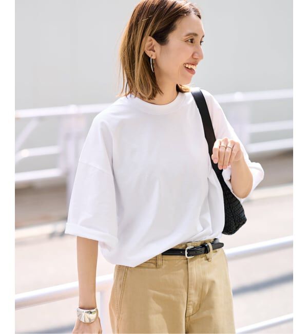 FRAMeWORK「ATON/エイトン SUVIN 60/2 WIDE SLEEVE T-SHIRT」|Tシャツ・カットソー|