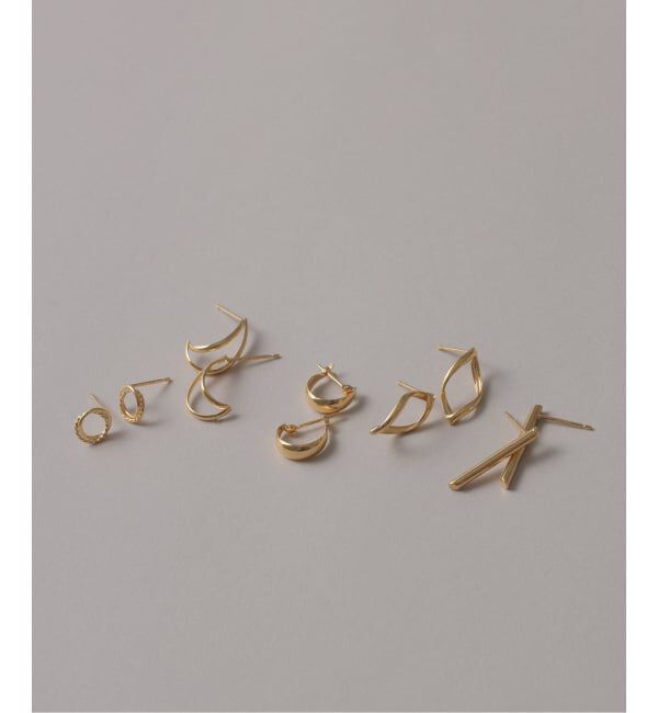 Lilas by Spick&Span「ワイヤーラインピアス K18（両耳）」|ピアス|