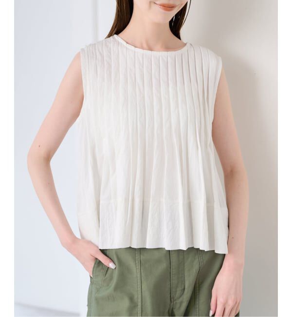 U by SPICK&SPAN「《追加》UBY Spick & Span タックブラウス 2」|シャツ・ブラウス|