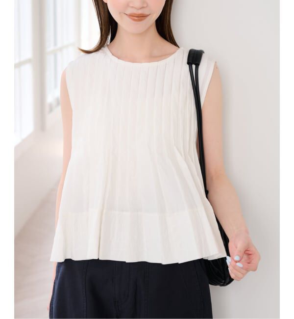 U by SPICK&SPAN「《追加》UBY Spick & Span タックブラウス 2」|シャツ・ブラウス|