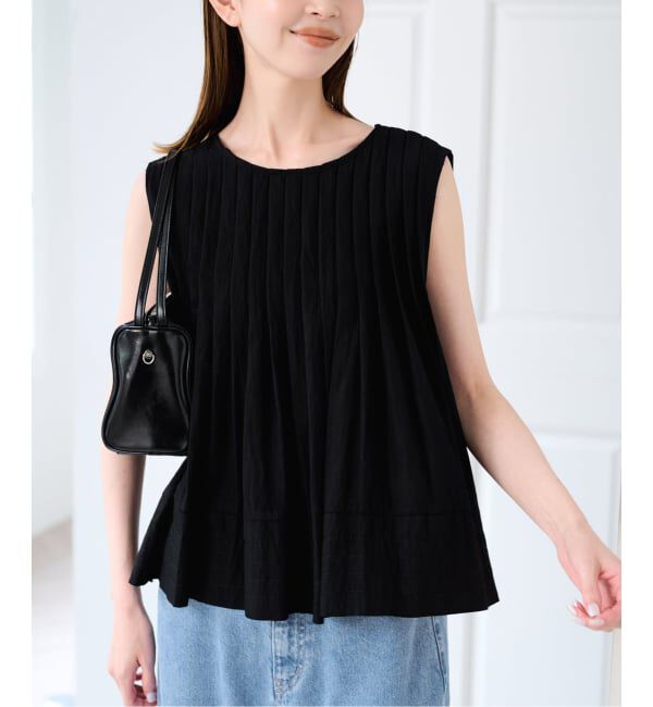 U by SPICK&SPAN「《追加》UBY Spick & Span タックブラウス 2」|シャツ・ブラウス|