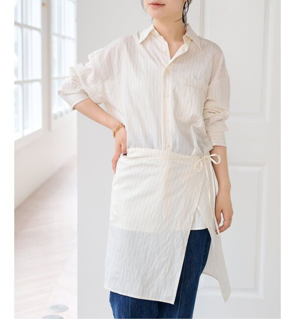 U by SPICK&SPAN「ミルキーポプリンスカーフSETシャツ」|シャツ・ブラウス|