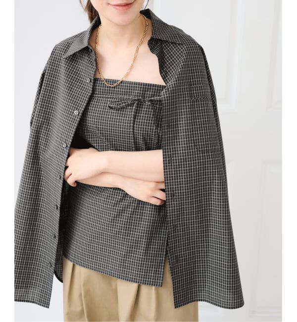 U by SPICK&SPAN「ミルキーポプリンスカーフSETシャツ」|シャツ・ブラウス|