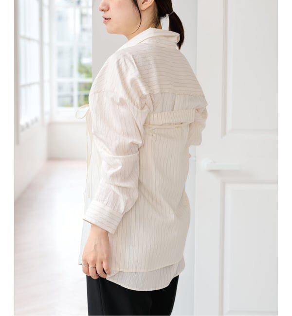 U by SPICK&SPAN「ミルキーポプリンスカーフSETシャツ」|シャツ・ブラウス|